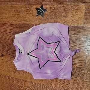 New girls size 3 and 4 tie dye star tank